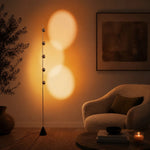 Bild in die Galerieansicht laden, Sunset projection floor lamp creating a warm lounge atmosphere