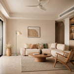 Carica l'immagine nella visualizzazione Galleria, Sage green floor lamp in a calm modern living room