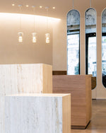 Bild in die Galerieansicht laden, Glas Alabaster-Pendelleuchte