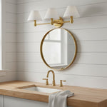Load image into Gallery viewer, Roven Metal Wall Sconce – Sleek Metal Single or Triple Sconce for Vanity or Bathroom