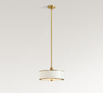 Load image into Gallery viewer, Forvara Metal Drum Pendant Light - Farmhouse Style Kitchen Island Lighting
