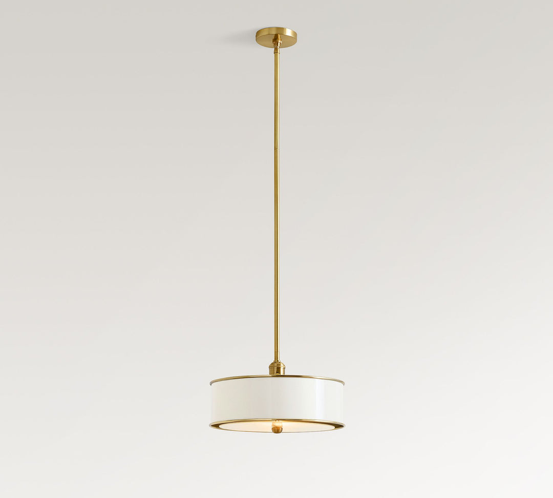 Forvara Metal Drum Pendant Light - Farmhouse Style Kitchen Island Lighting