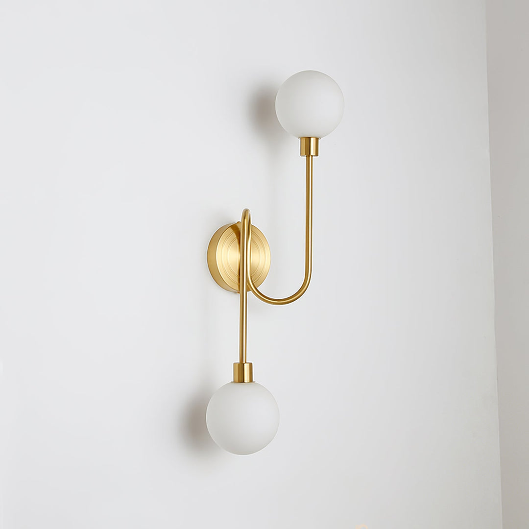 Holten Messing Arm Wandkerze