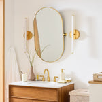 Load image into Gallery viewer, Voro Modern LED Wall Sconce - Metal Bathroom &amp; Hallway Lighting Fixture
