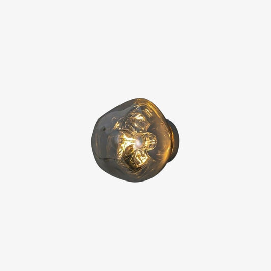 Glyador Molten Sphere Wall Lamp – Modern Decorative Wall Light for Entryway N27