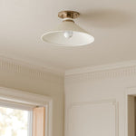 Load image into Gallery viewer, Aurenza Flush Mount – Farmhouse Ceiling Light with Simple Elegant Design
