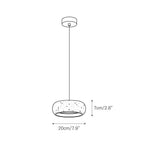 Load image into Gallery viewer, Travertine Drum Pendant Lamp