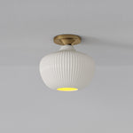 Load image into Gallery viewer, Rivrona Glass Flush Mount Ceiling Light - Modern Champagne Globe Design
