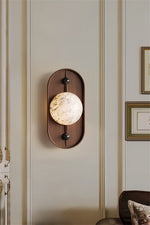 Charger l'image dans la visionneuse de la galerie, Applique murale Bezel en albâtre