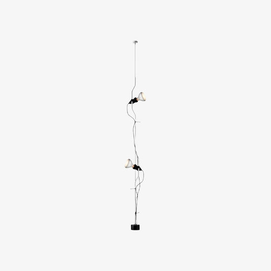 Lampe Plafonnier Multi-têtes Réglable Fluxo – Lampadaire Linéaire Minimaliste pour Salon ou Salle à Manger N37