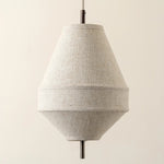 Bild in der Galerieansicht laden, Zalen geschichtete Leinen-Hängeleuchte – Bronze Deckenleuchte für Wohn- und Esszimmer