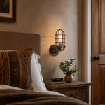 Cargar imagen en el visor de la Galería, Patnox Clear Glass Industrial Wall Sconce
