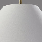 Load image into Gallery viewer, Lorvion Linen Drum Shade Flush Mount &amp; Pendant - Antique Brass Ceiling Light
