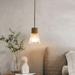Load image into Gallery viewer, Nordic Hemp Rope Glass Pendant Light