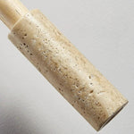 Load image into Gallery viewer, Cream Travertine Long Tube Pendant Light