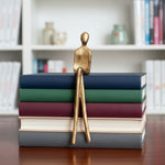 Load image into Gallery viewer, Floxo Lazy Dog and Abstract Nordic Human Figurine Minimalist Sculpture for Modern Shelves and Desks
