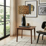 Charger l'image dans la visionneuse de la galerie, Abat-jour tambour Wildlux à motif léopard – Abat-jour décoratif en tissu pour intérieurs domestiques