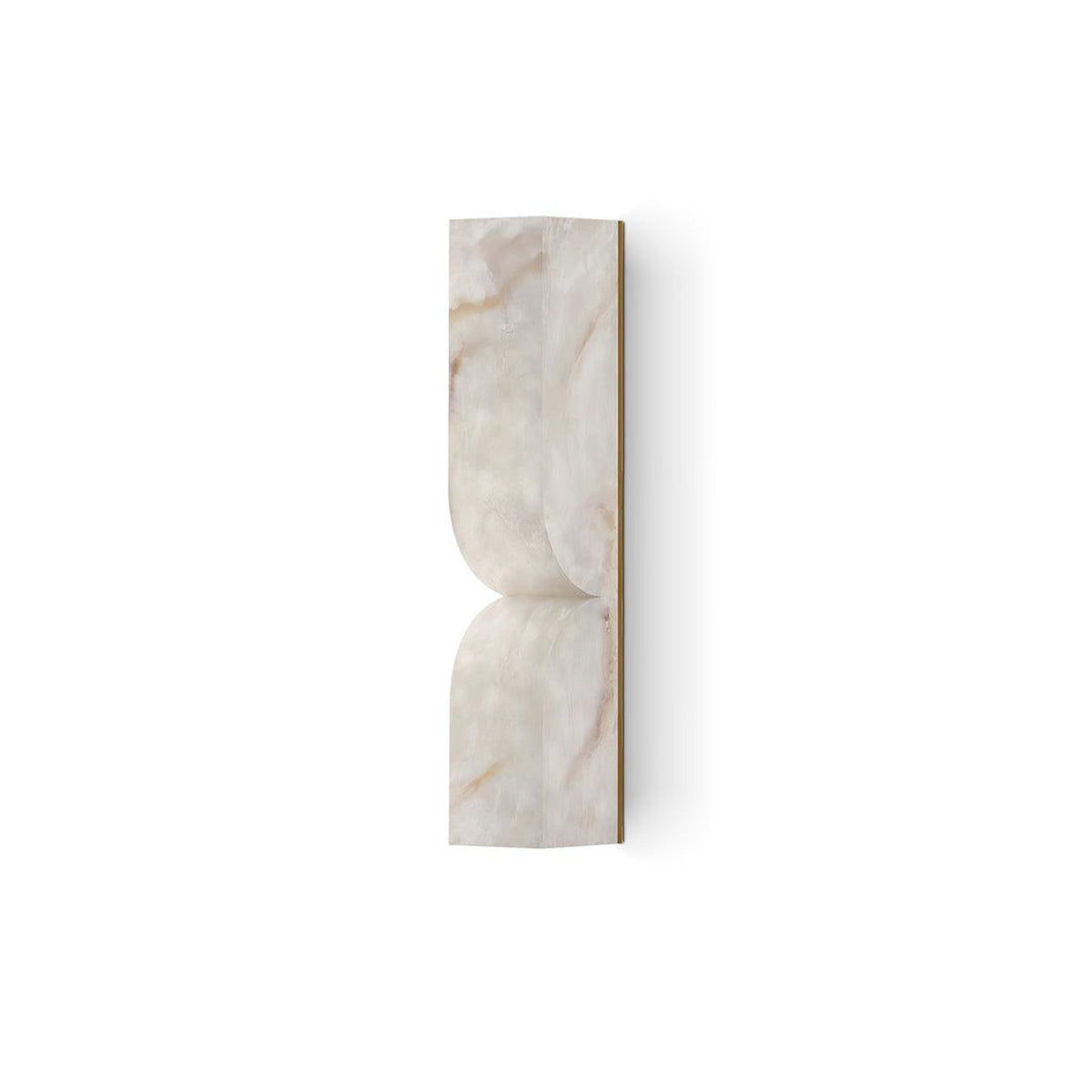 Rechteckige Alabaster-Wandleuchte