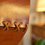 Cargar imagen en el visor de la Galería, Warm leather texture close-up