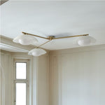 Load image into Gallery viewer, Elorina 3-Light Flush Mount Glass/Metal Ceiling Light - A Stylish Fixture for Modern Spaces
