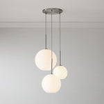 Load image into Gallery viewer, Selvion Minimalist Crystal Chandelier - Handcrafted Glass Sculptural Lighting Fixture
