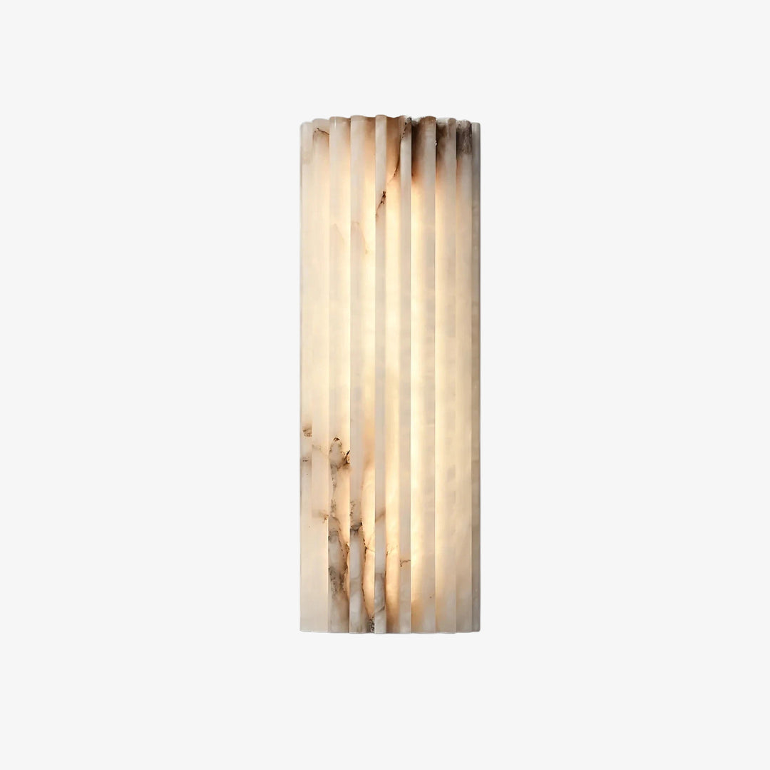 AlaVelle Contemporary Alabaster Wall Lamp – Minimalist Wall Light for Bedrooms and Hallways