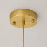 Charger l'image dans la visionneuse de la galerie, Close-up of brass-toned ceiling canopy