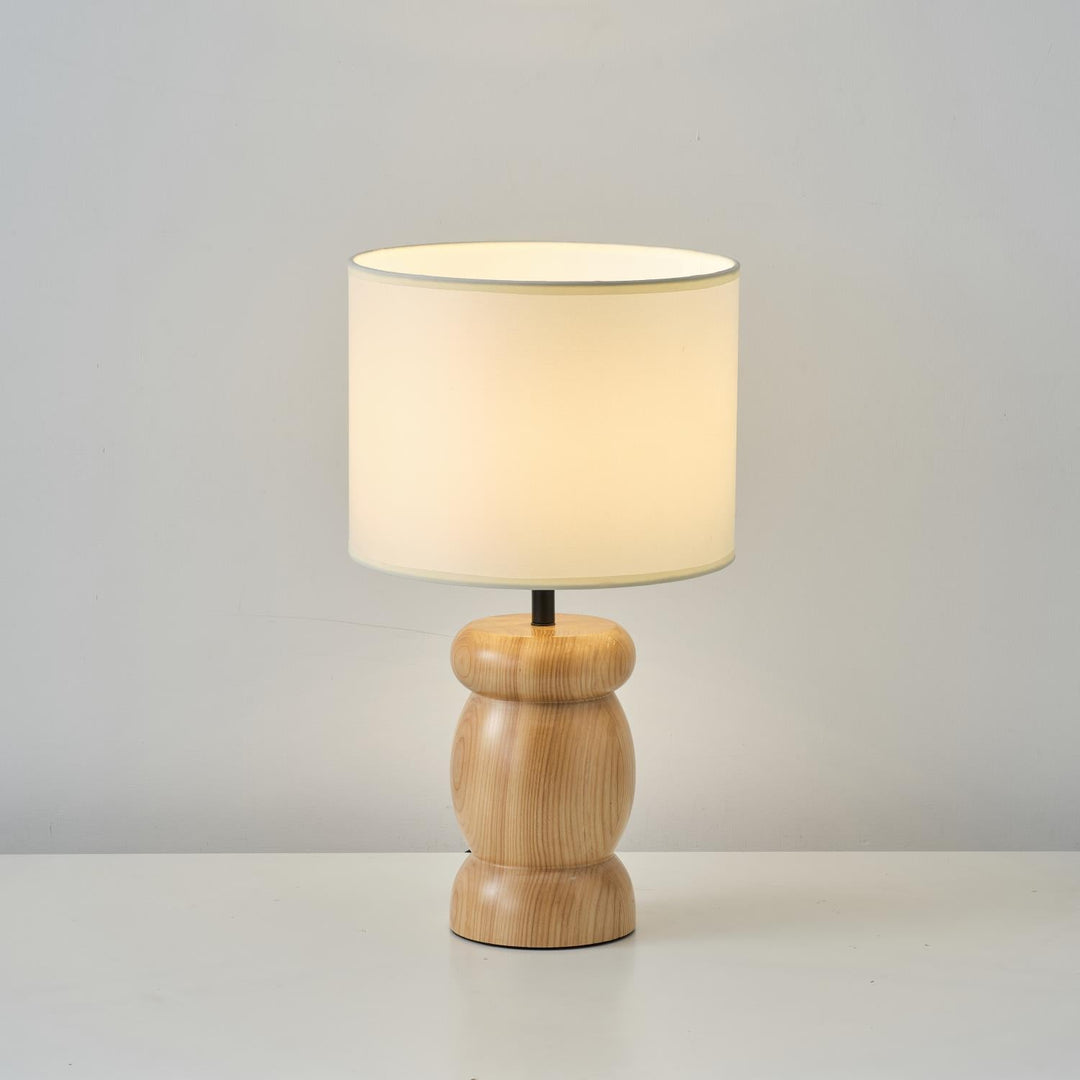 Kieselholz Tischlampe