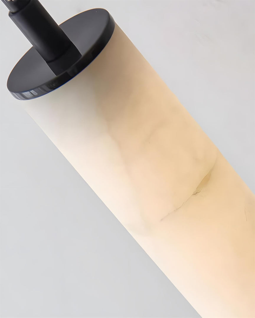 Calder Alabaster Rohr-Pendelleuchte