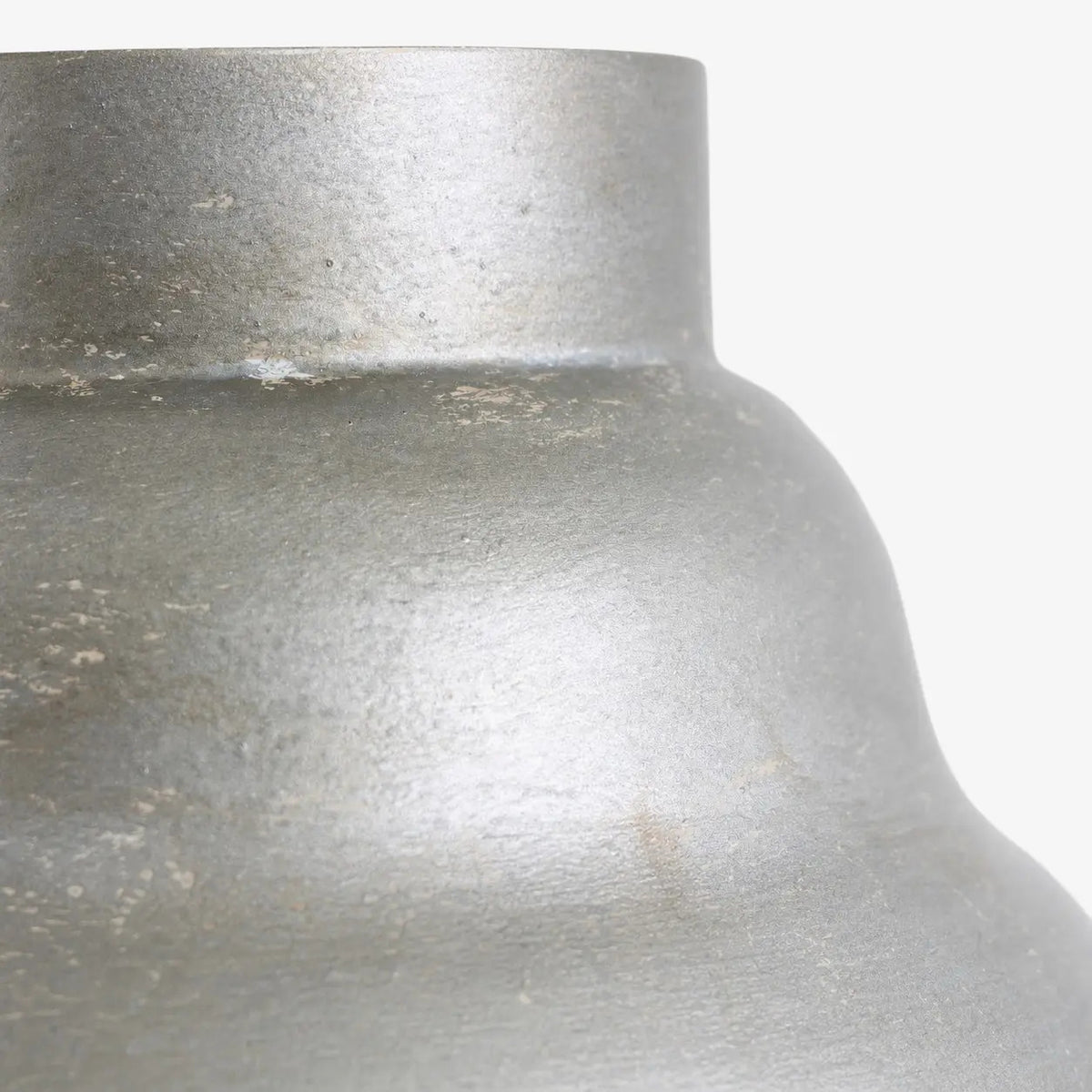 Antique brass lamp holder detail