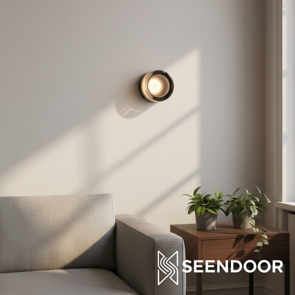 Souta Moderne Koepel LED Glazen Wandsconce met Dimple