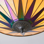 Load image into Gallery viewer, TiffStar Elegant Art Glass Flush Ceiling Light - Vintage-Inspired Ceiling Fixture for Home Interiors