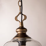 Cargar imagen en el visor de la Galería, Vintage Glass Metal Pendant Light