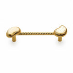 Afbeelding laden in galerijweergave, French Vintage Cashew Shell Brass Cabinet Knobs and Pulls - image 7