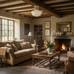 Load image into Gallery viewer, Geotower Glass Brass Ceiling Light - Opal Glass Schoolhouse Shade - Modern Elegance
