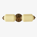 Load image into Gallery viewer, Eloise Brass Wall Sconce – Elegant Milk Glass Vintage Lighting
