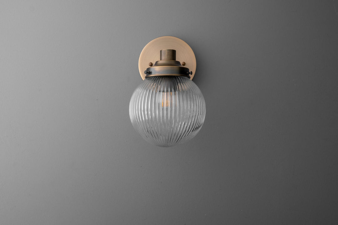 Glorica Spherical Contemporary Wall Light for Hallway & Entryway