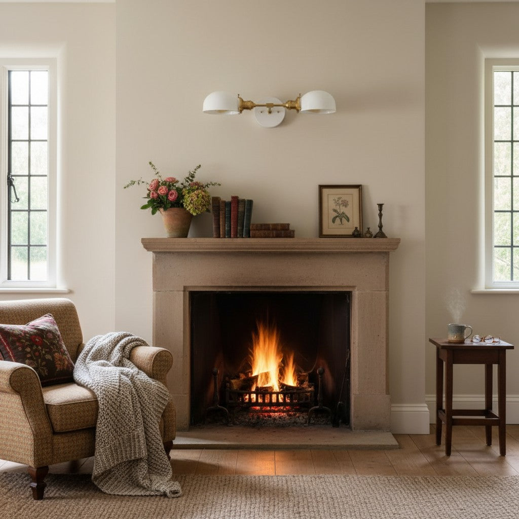 Ornato Luxe Vanity Light – Mid-Century Art Deco Wall Lamp for Bathroom