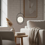 Carica l'immagine nella visualizzazione Galleria, Kuvia Lampada a Sospensione Elegante – Lampada a Sospensione in Vetro Raffinata per Cucina e Aree Lounge N67