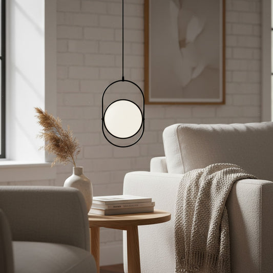 Kuvia Elegante Pendelleuchte – Feine Glas-Pendelleuchte für Küche und Lounge-Bereiche N67
