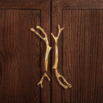 Load image into Gallery viewer, Gold Tree Handle – Branches Cabinet Handles &amp; Metal Drawer Pulls
