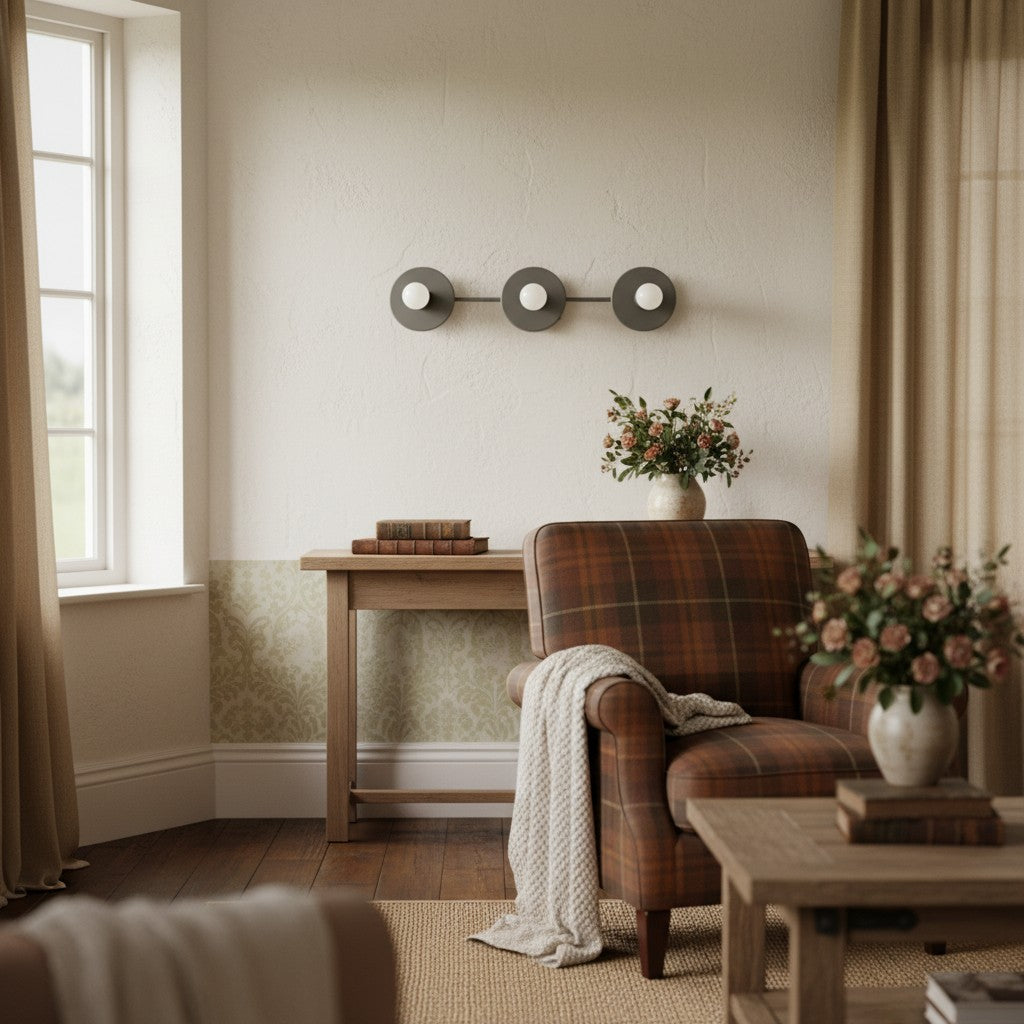 Radiro Globe Triple Sphere Modern Vanity Light for Bathroom