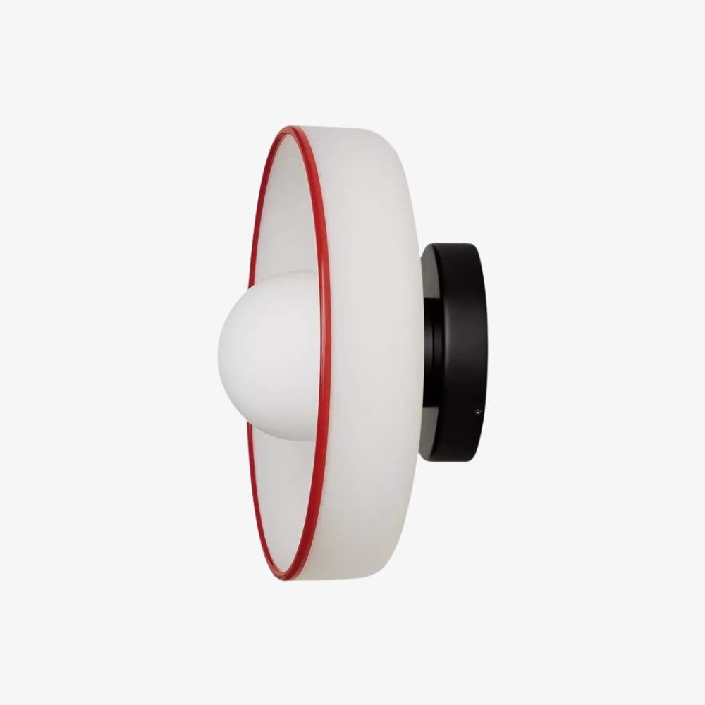 Lámpara de Pared y Techo Kalo - Aplique de Montaje Superficial con Disco de Vidrio Soplado