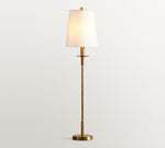 Load image into Gallery viewer, Rowan Modern Iron Table Lamp - Industrial Farmhouse Linen Bedside Reading Light
