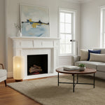 Afbeelding laden in galerijweergave, Tivo Minimalistische Geribbelde Vloerlamp - Eenvoudige Massief Houten Voet met Papieren Lampenkap Geschikt voor Woonkamer en Slaapkamer