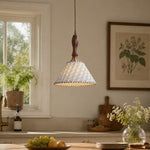 Load image into Gallery viewer, Wabi-Sabi Fabric Pendant Light