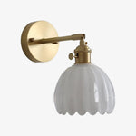 Afbeelding laden in galerijweergave, Blossix Bloemige Tulp Wandlamp – Moderne Wandlamp Metalen Basis voor Interieurverlichting U27