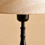 Bild in die Galerieansicht laden, Close-up of the fabric shade and lamp frame connection