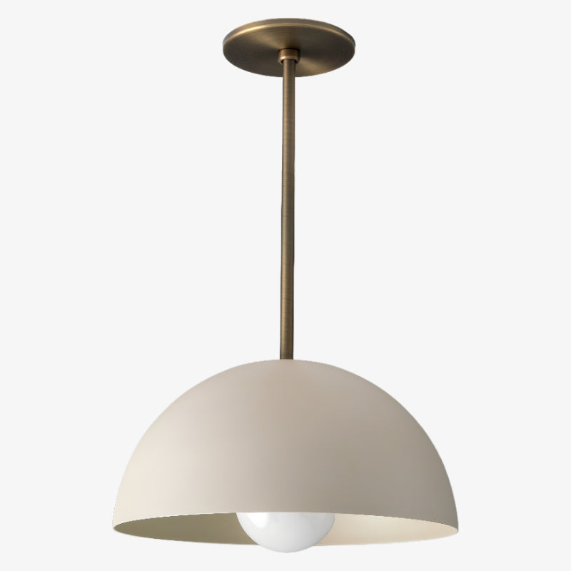 Metio Dome Pendant – Modern Metal Dome Lamp for Living Room & Bedroom