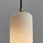 Load image into Gallery viewer, Alabresca Mid Century Alabaster Pendant Light – Multi Head Hanging Lamp for Kitchen Island
